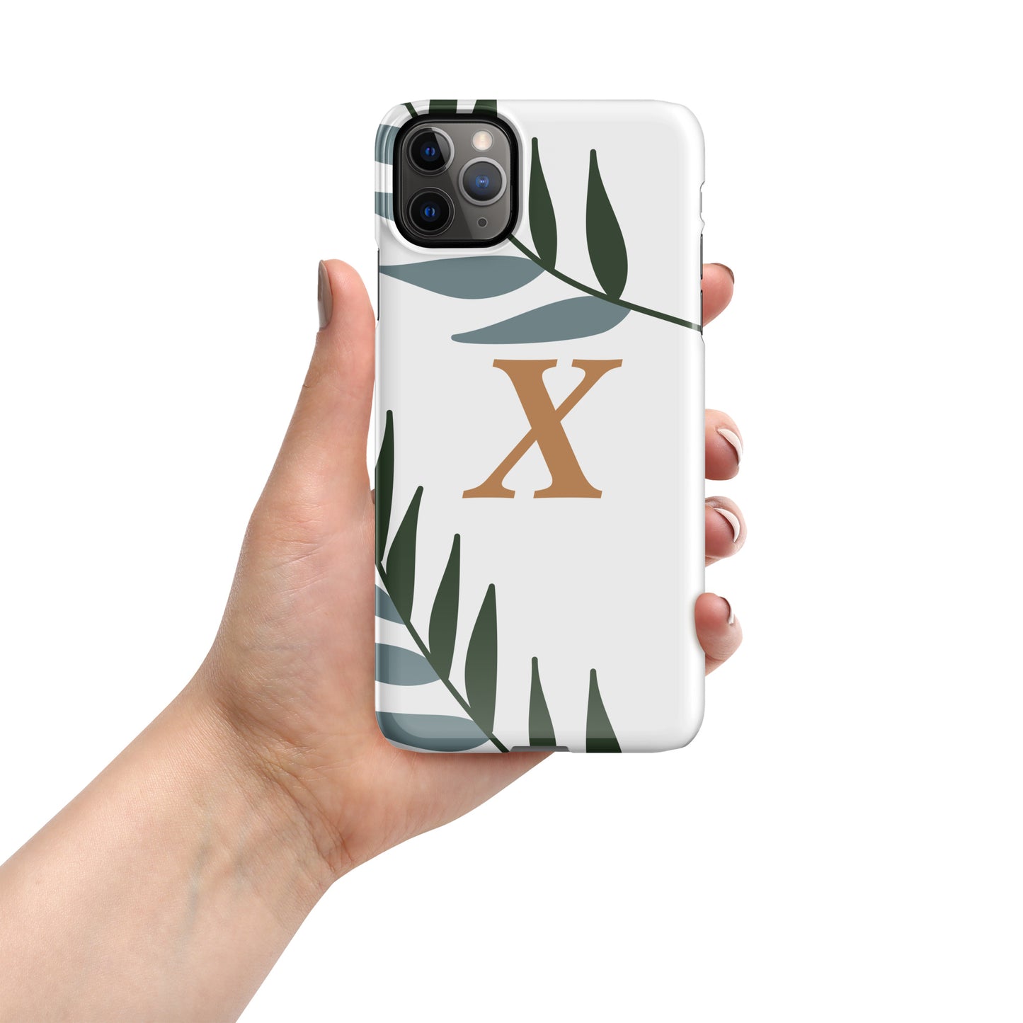 X Gold White Snap case for iPhone®