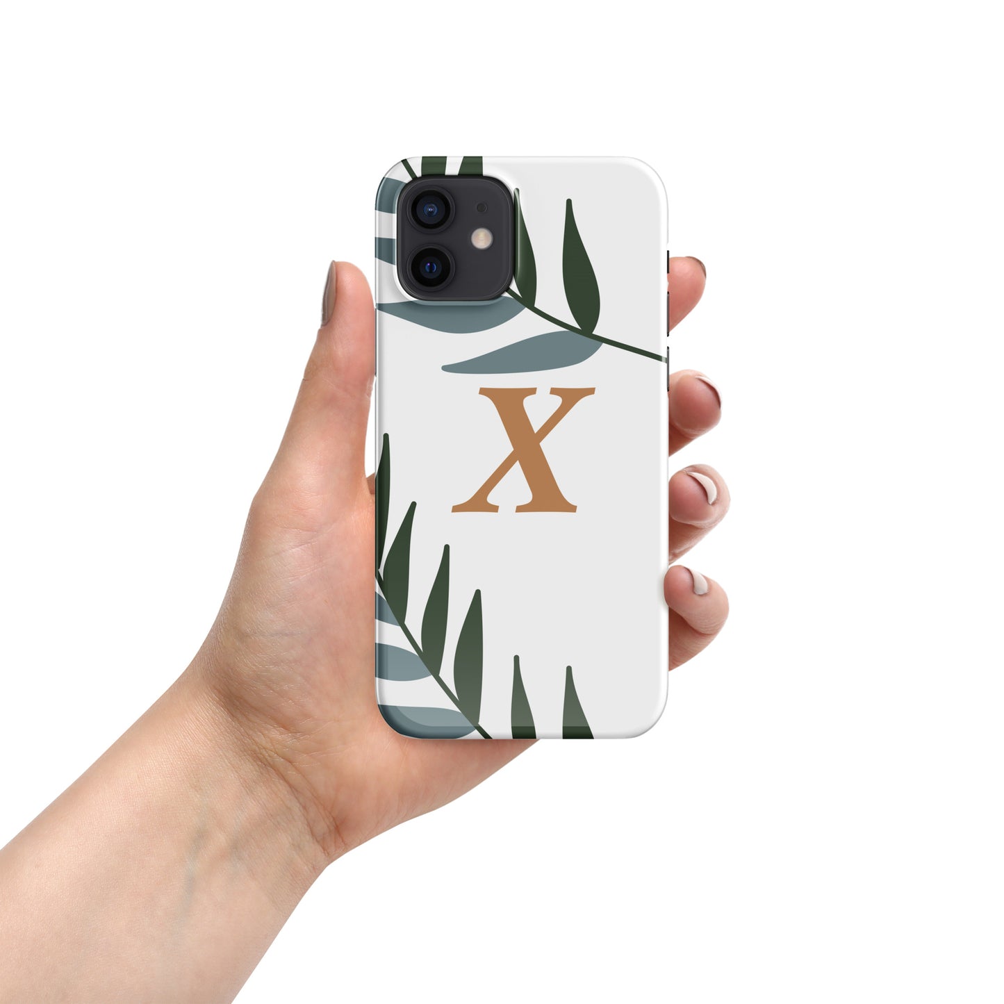 X Gold White Snap case for iPhone®
