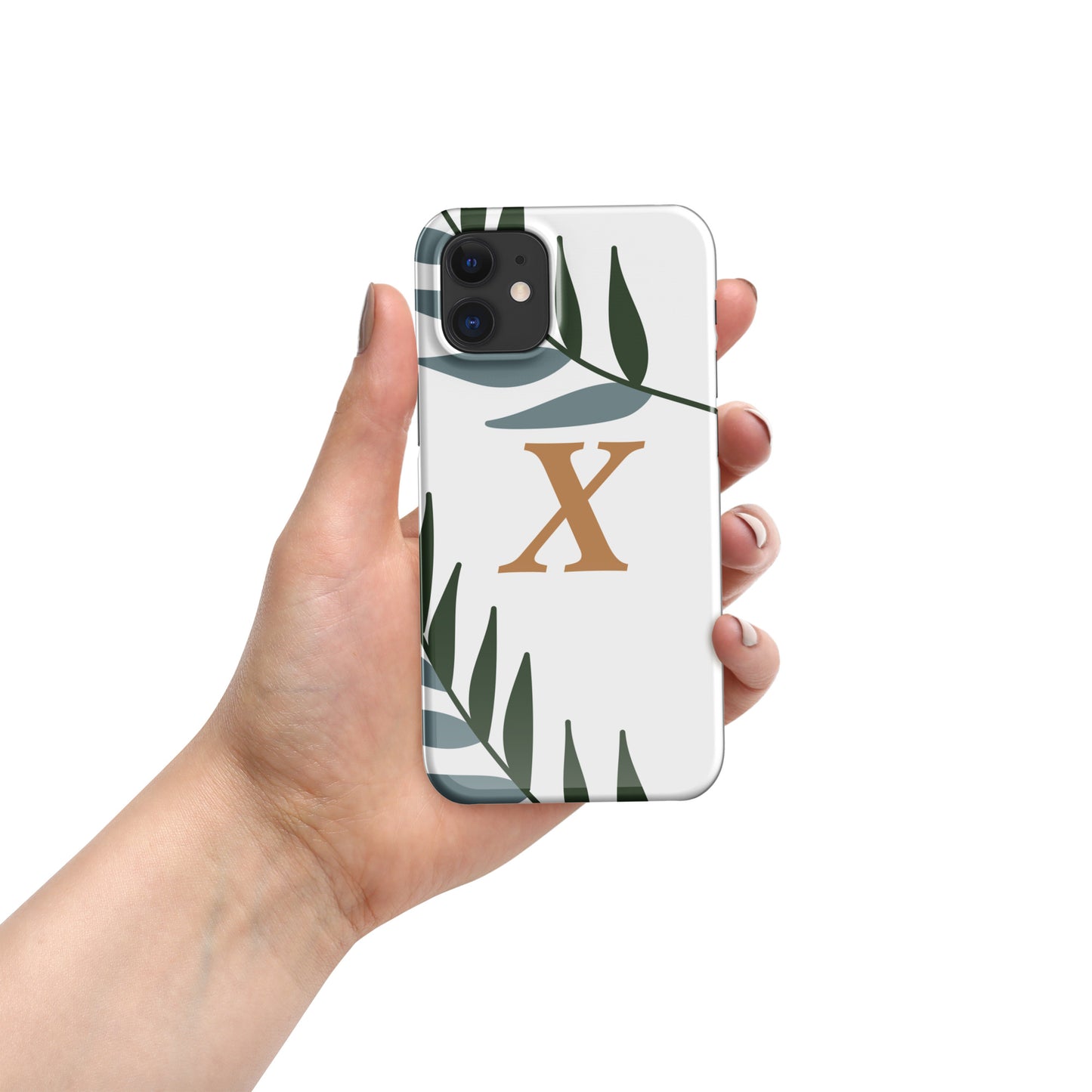 X Gold White Snap case for iPhone®