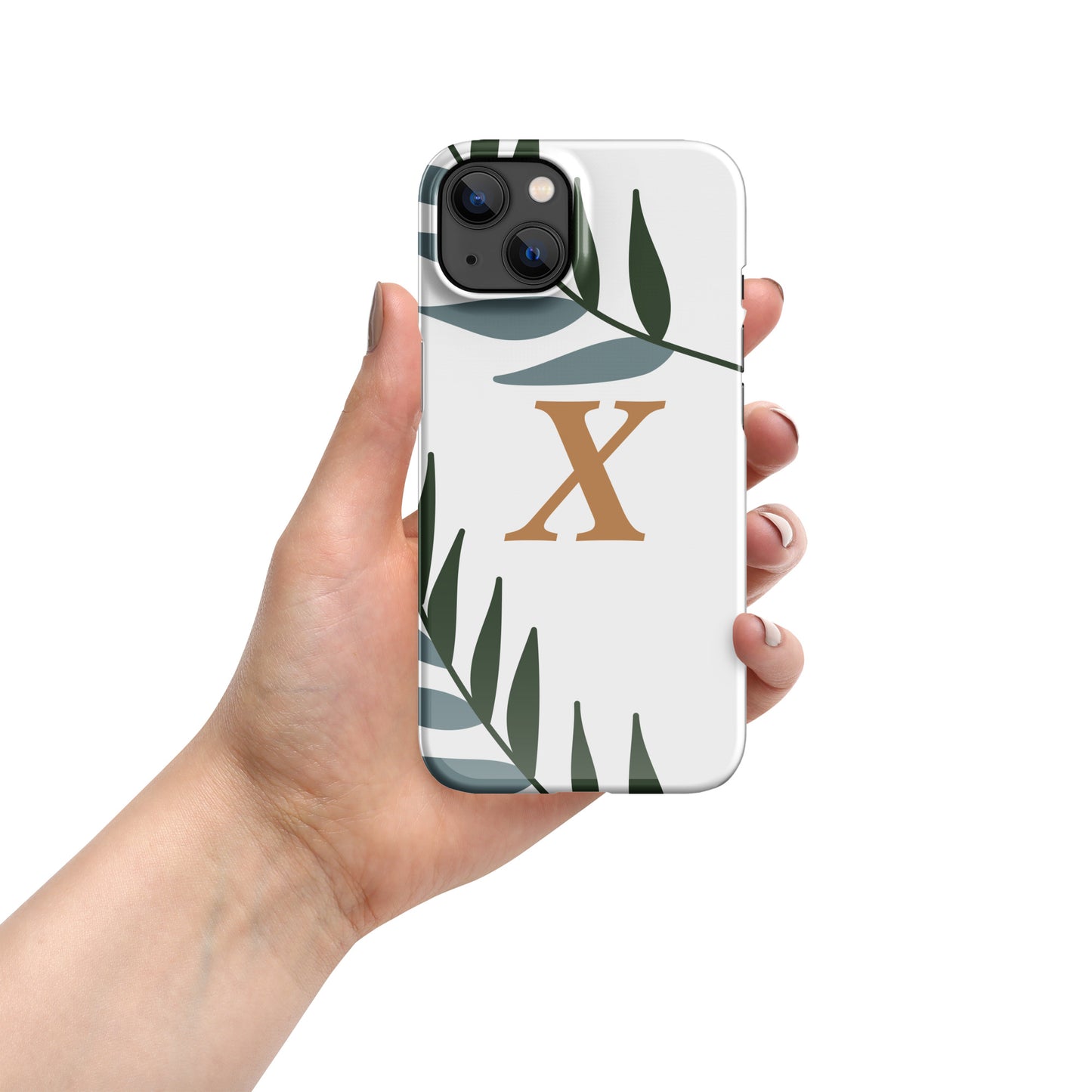 X Gold White Snap case for iPhone®