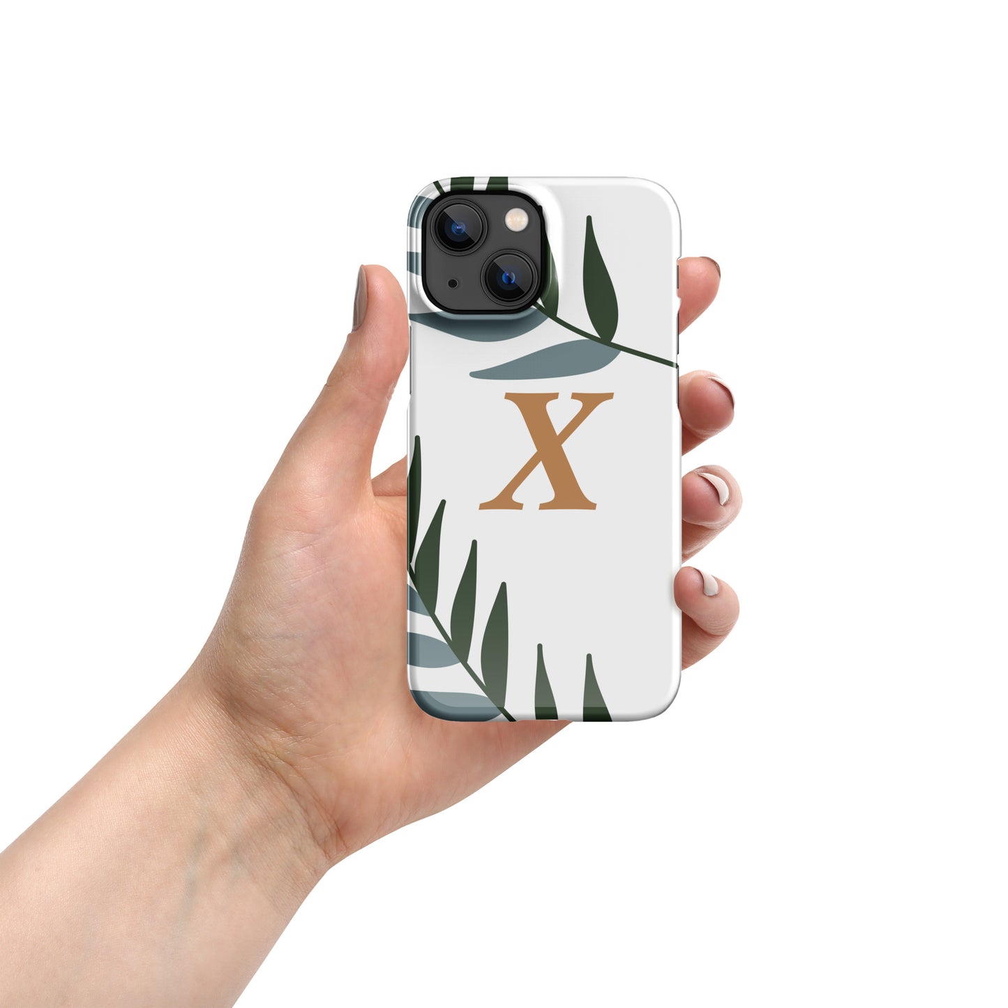 X Gold White Snap case for iPhone®