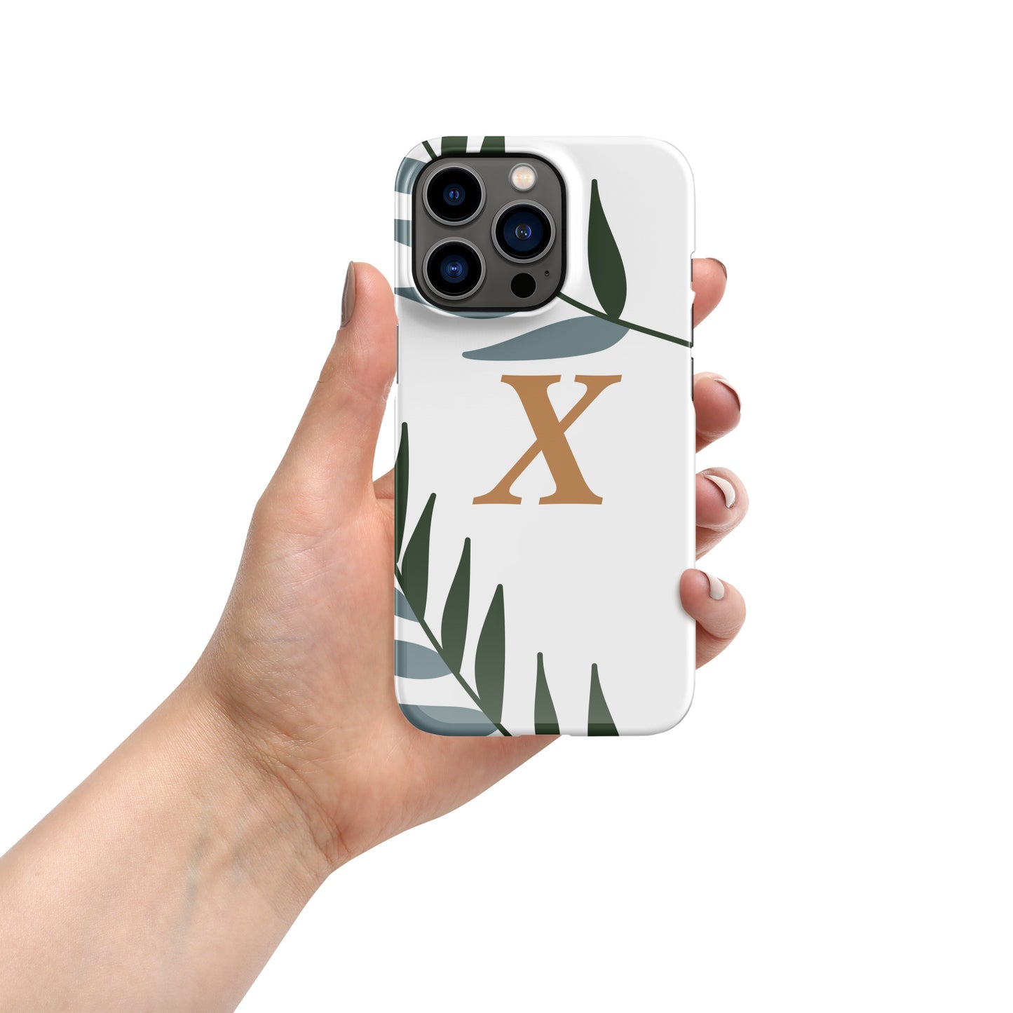 X Gold White Snap case for iPhone®