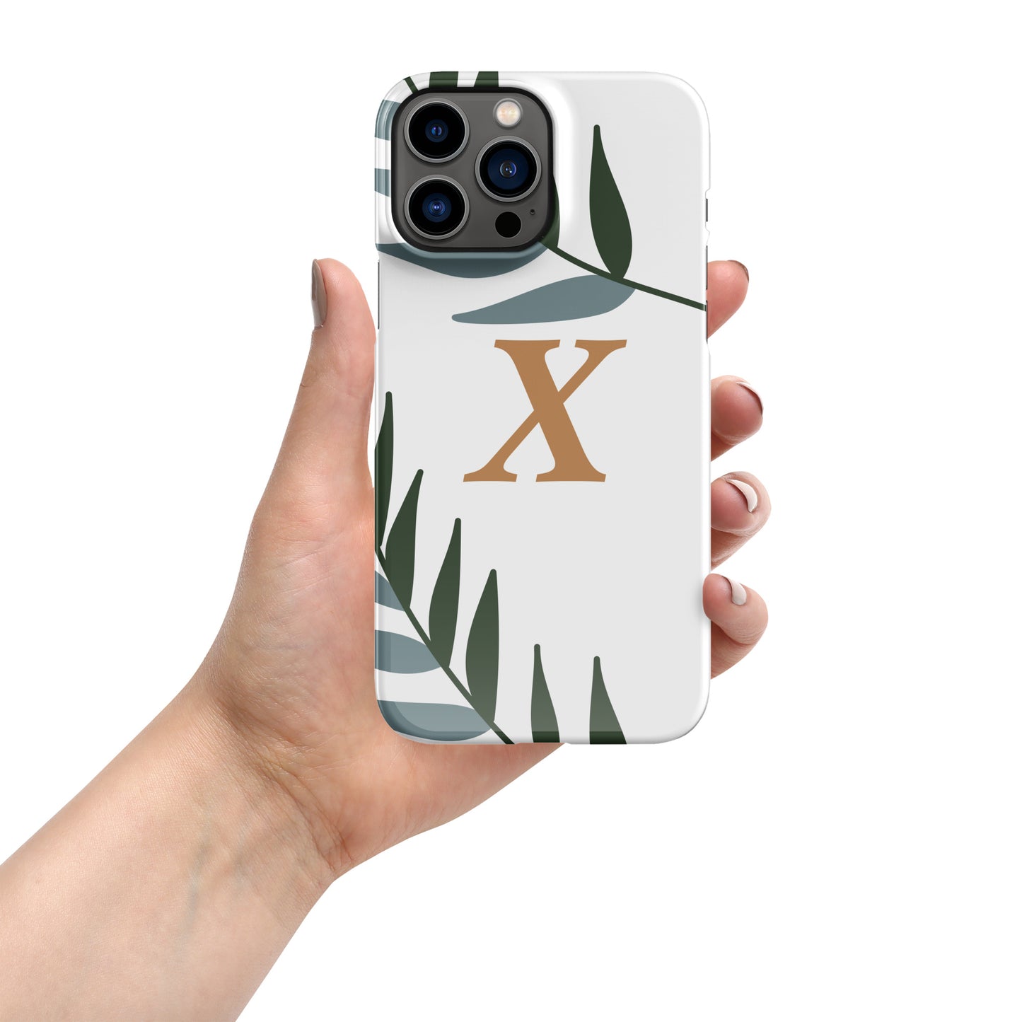 X Gold White Snap case for iPhone®