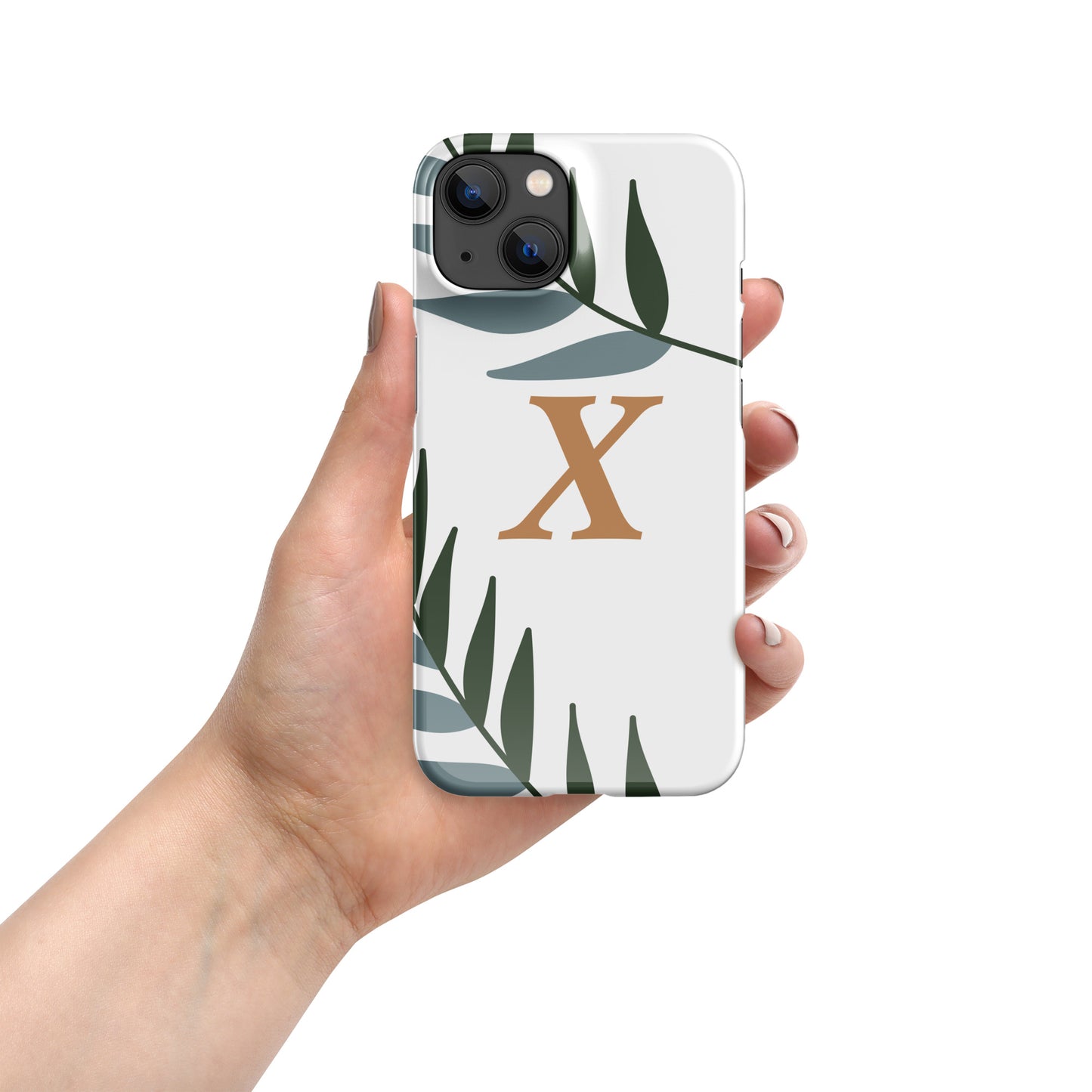 X Gold White Snap case for iPhone®