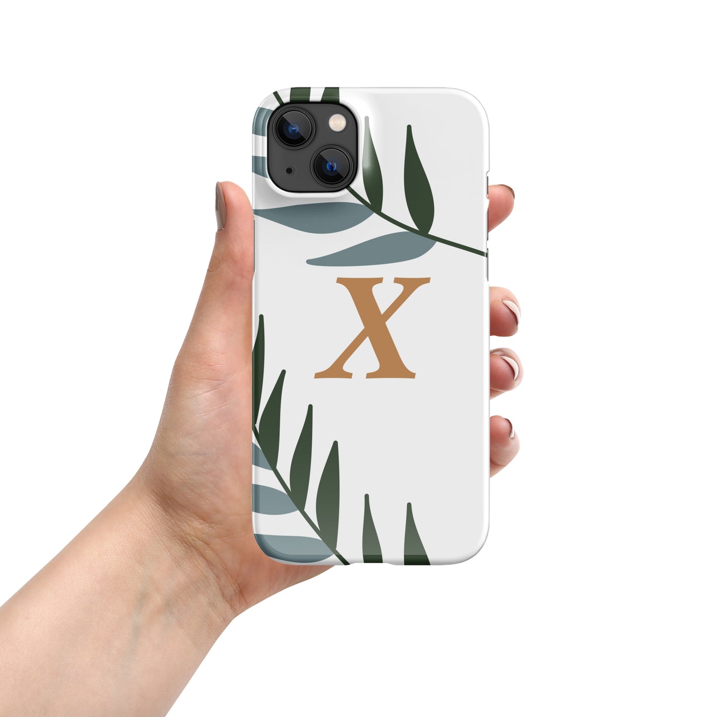 X Gold White Snap case for iPhone®