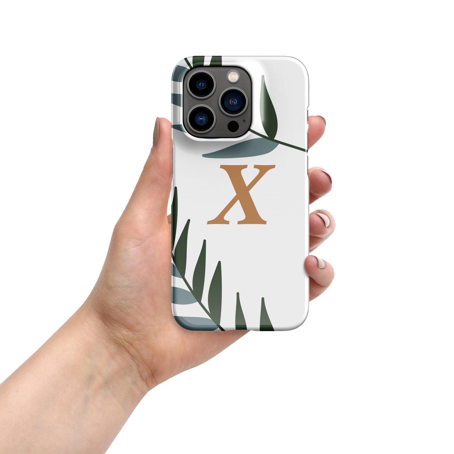 X Gold White Snap case for iPhone®