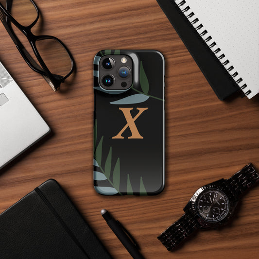 X Gold Snap case for iPhone®