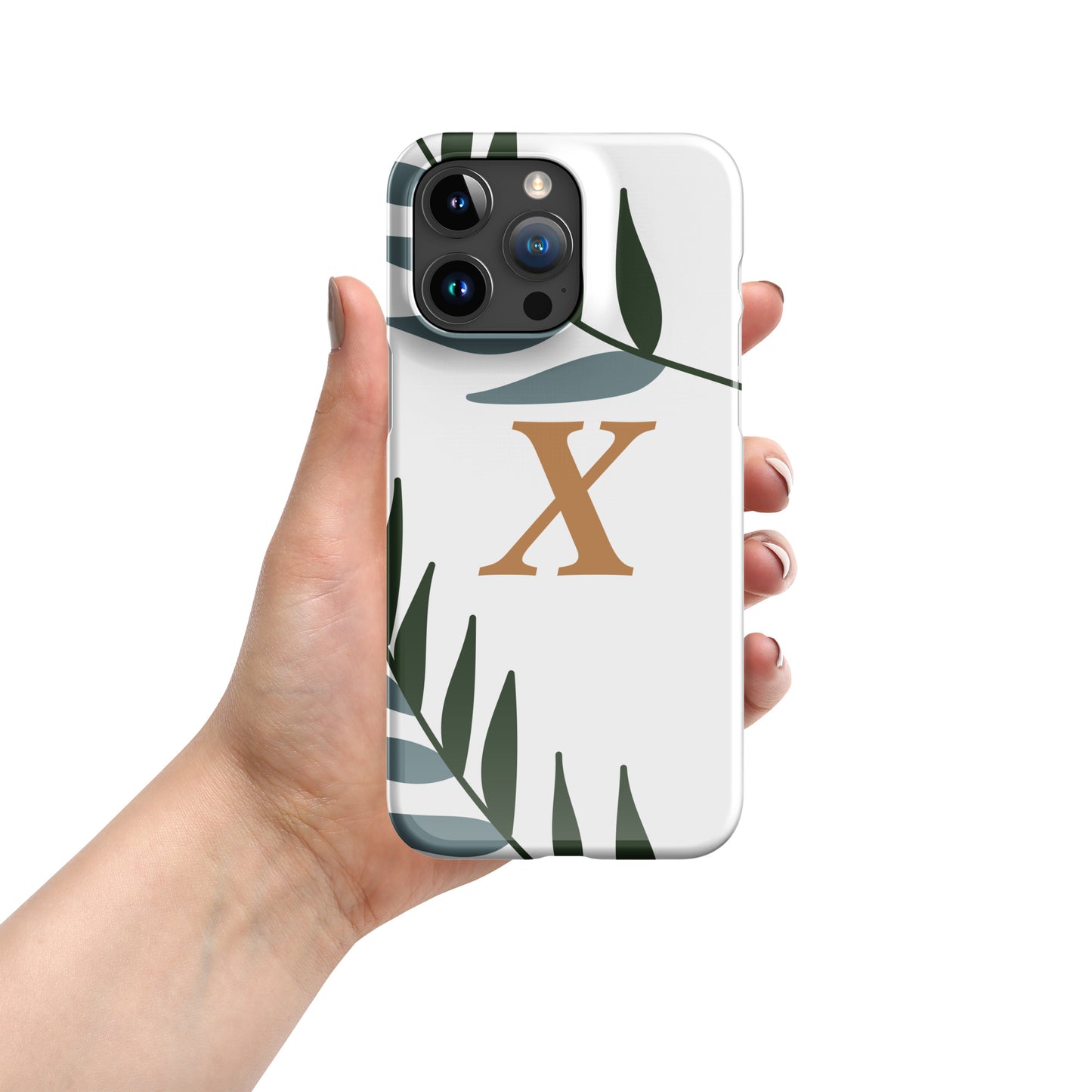 X Gold White Snap case for iPhone®