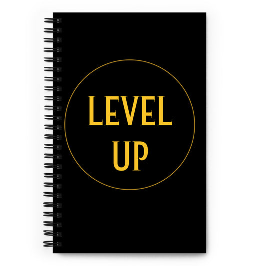 LEVEL UP Spiral notebook