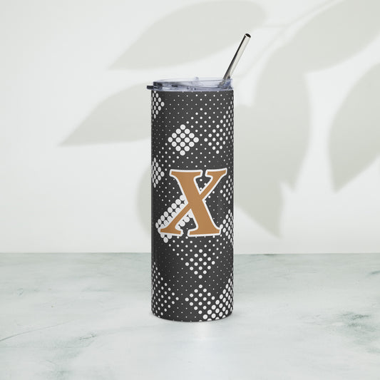 X Gold Stainless steel tumbler