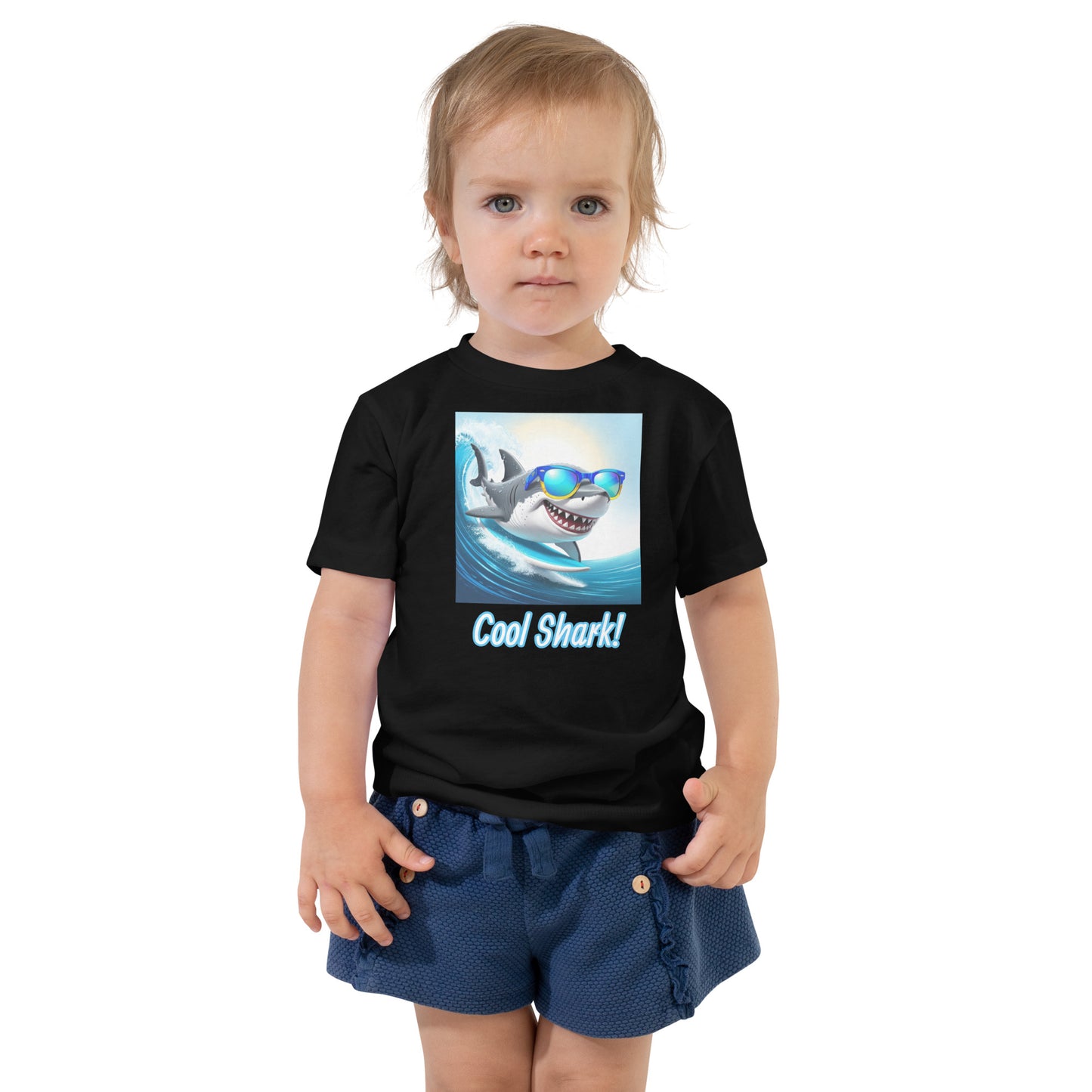 Cool shark Toddler Short Sleeve Tee