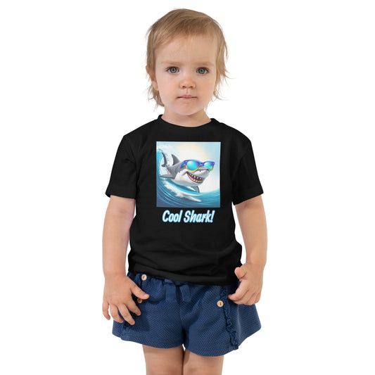 Cool shark Toddler Short Sleeve Tee