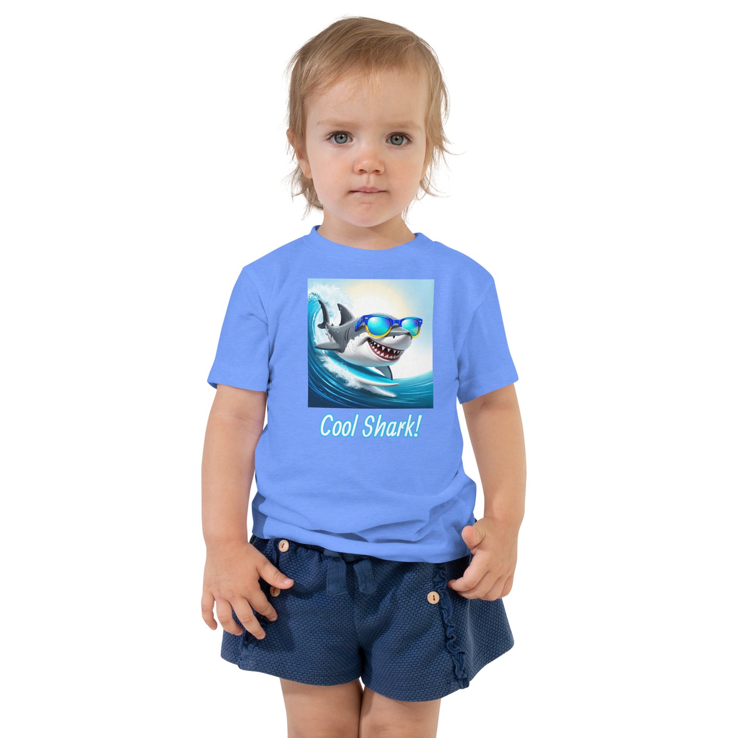 Cool shark Toddler Short Sleeve Tee
