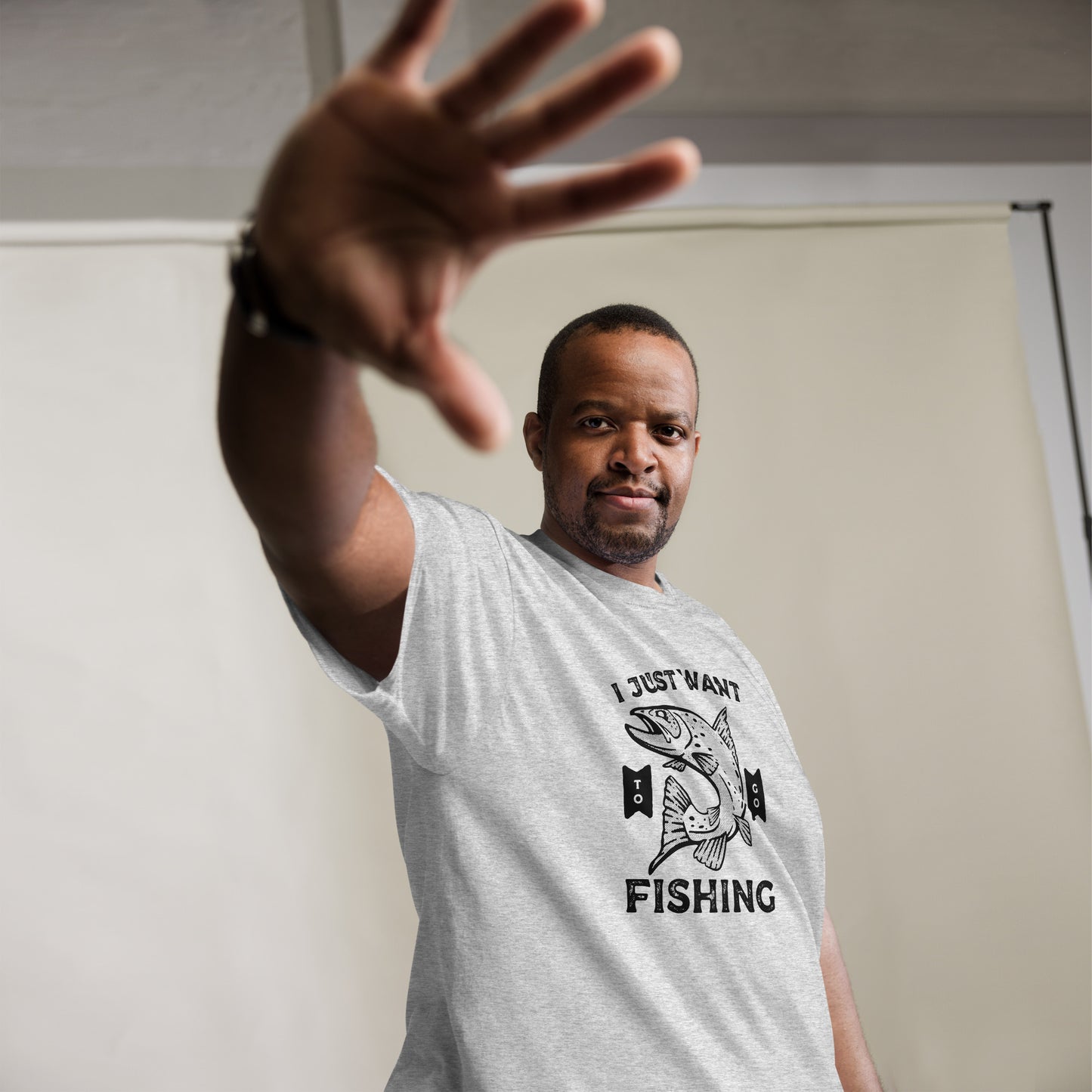 I just want to go fishing Unisex classic tee