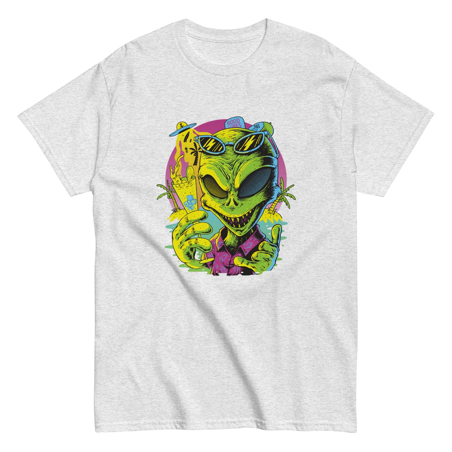 Good vibes Alien Unisex classic tee