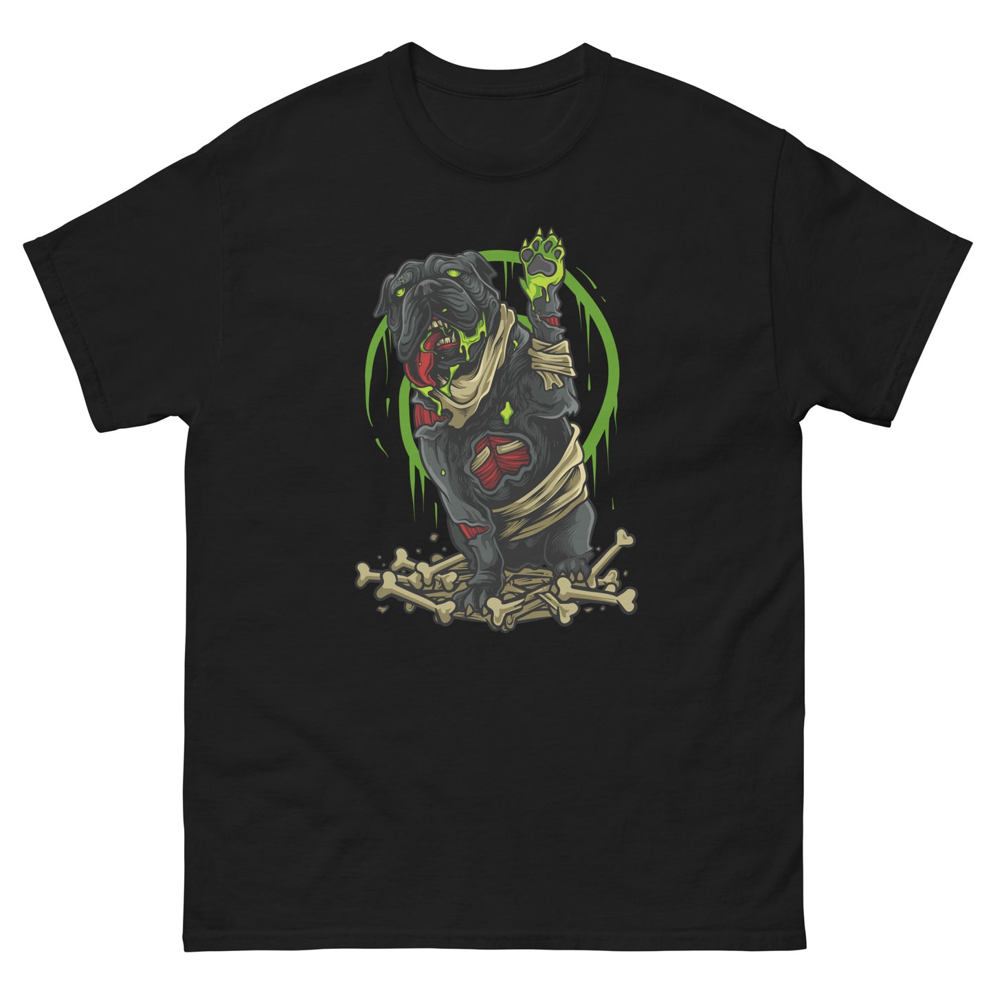 Pug in bones Unisex classic tee