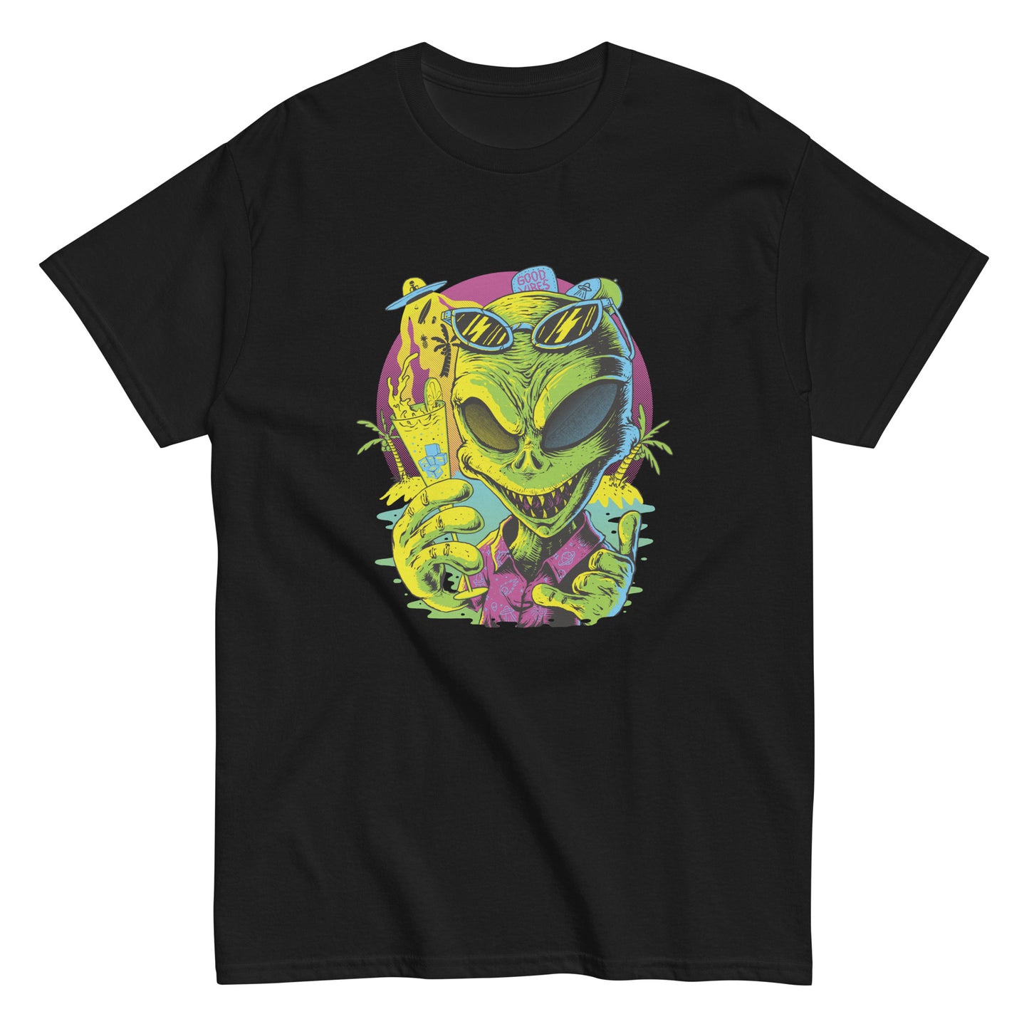 Good vibes Alien Unisex classic tee