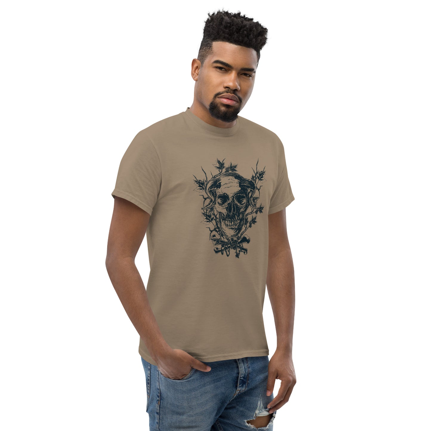 Skull on branches Unisex classic tee