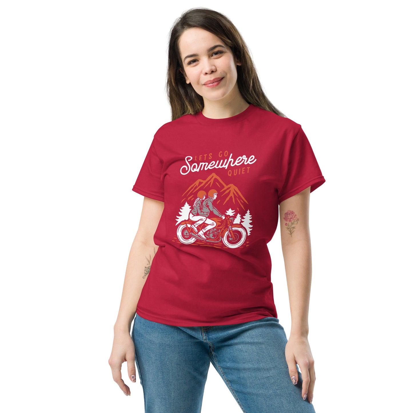 Lest go somewhere quiet Unisex classic tee