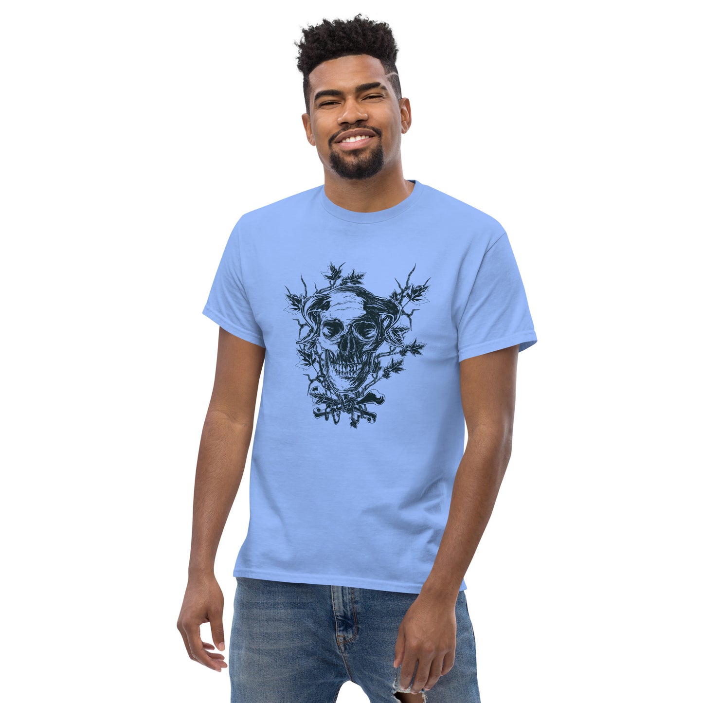 Skull on branches Unisex classic tee
