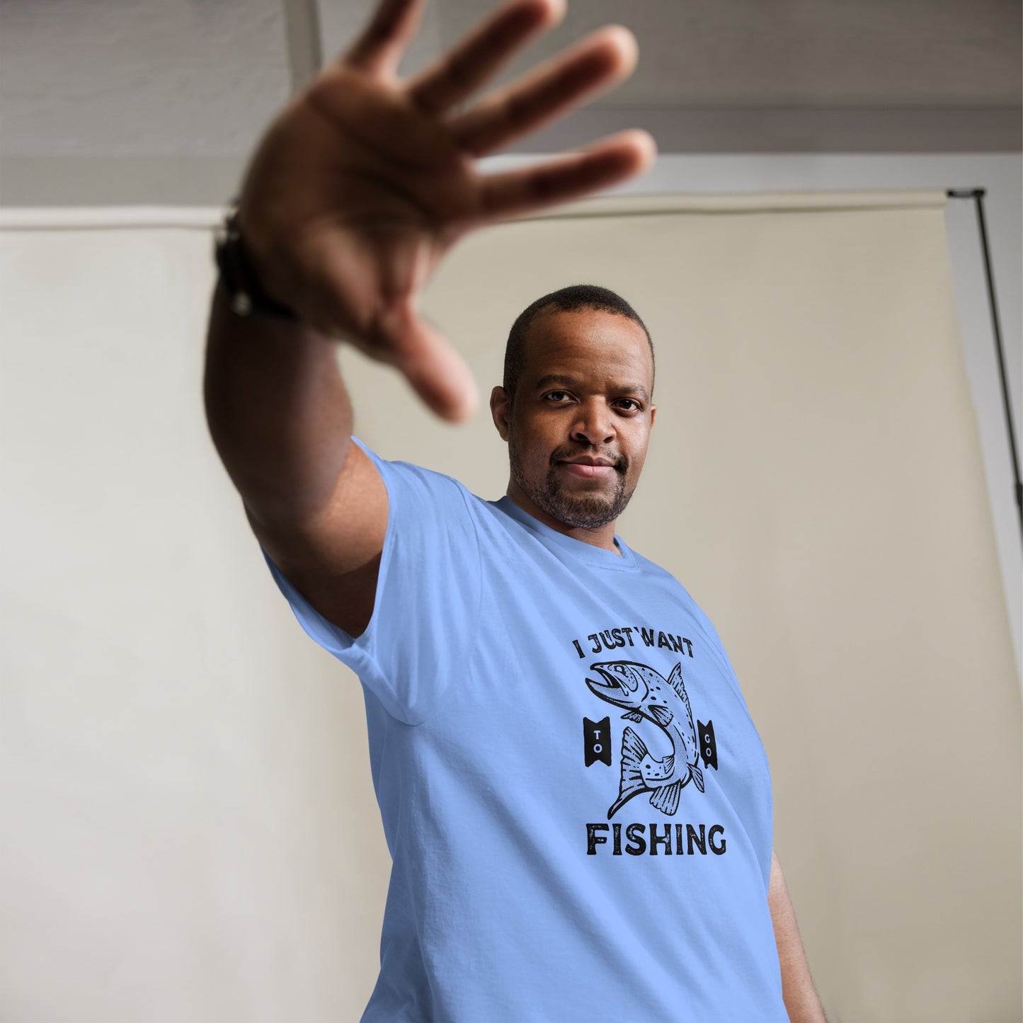 I just want to go fishing Unisex classic tee