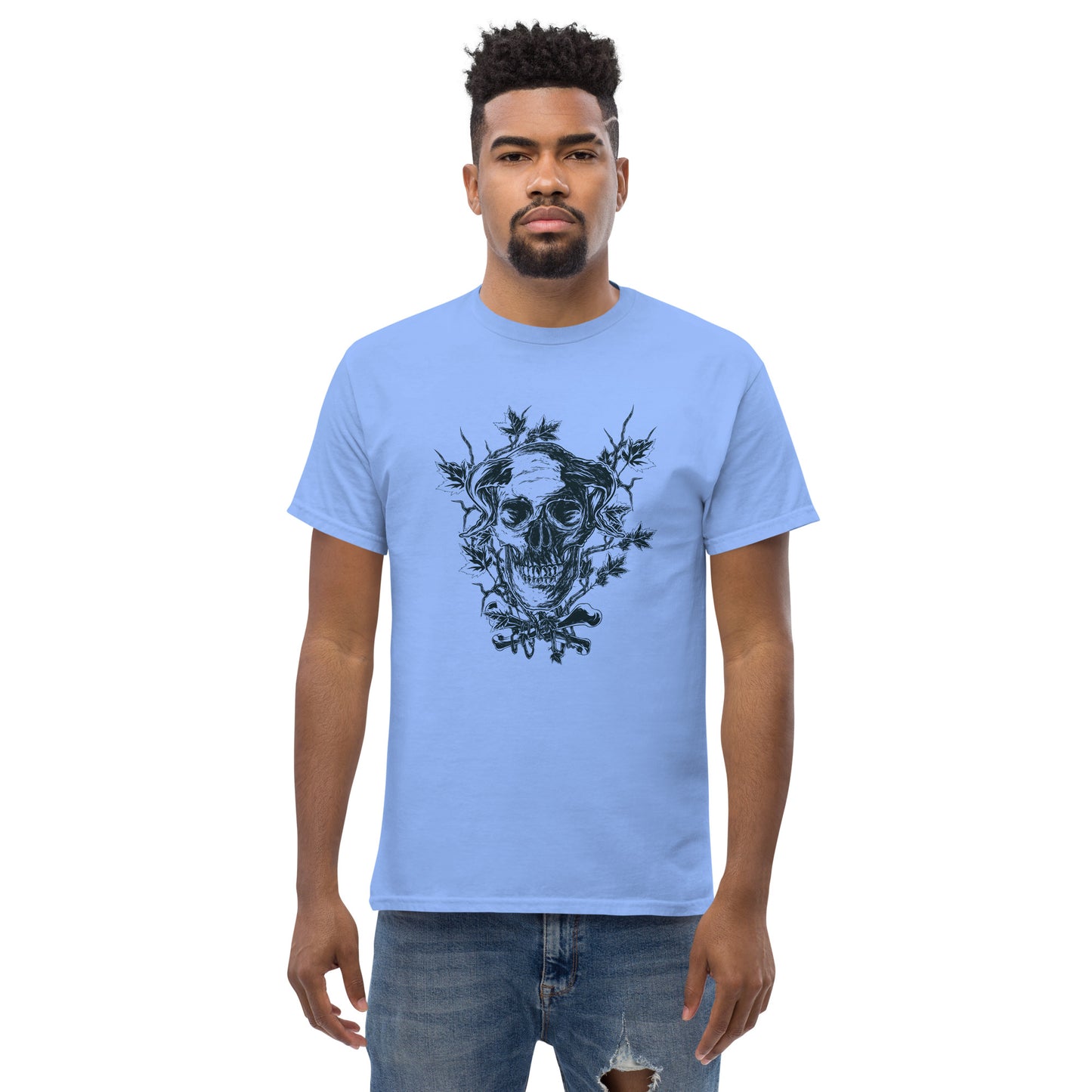 Skull on branches Unisex classic tee