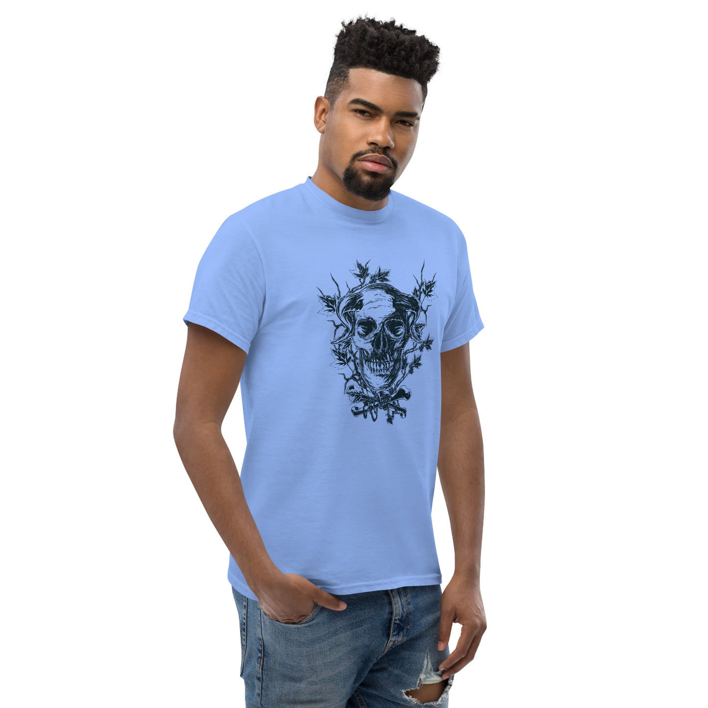 Skull on branches Unisex classic tee