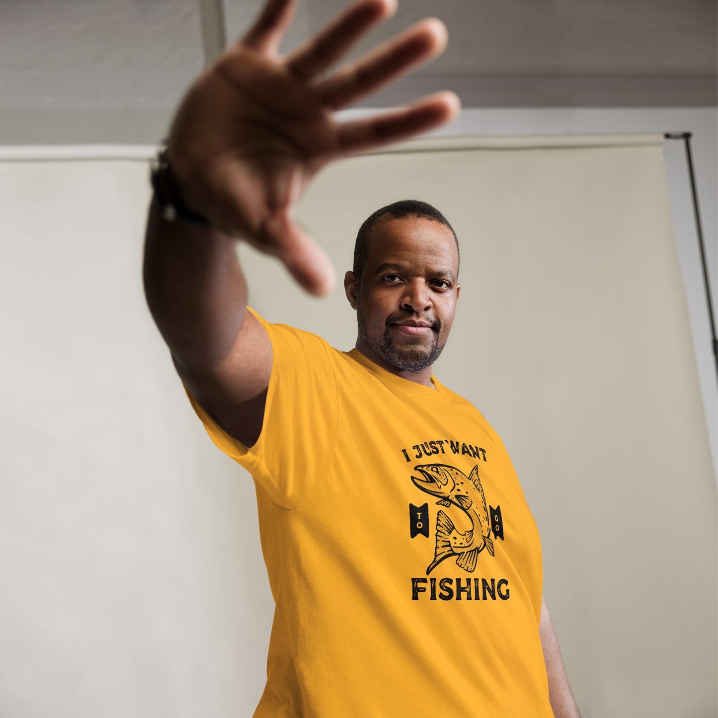 I just want to go fishing Unisex classic tee