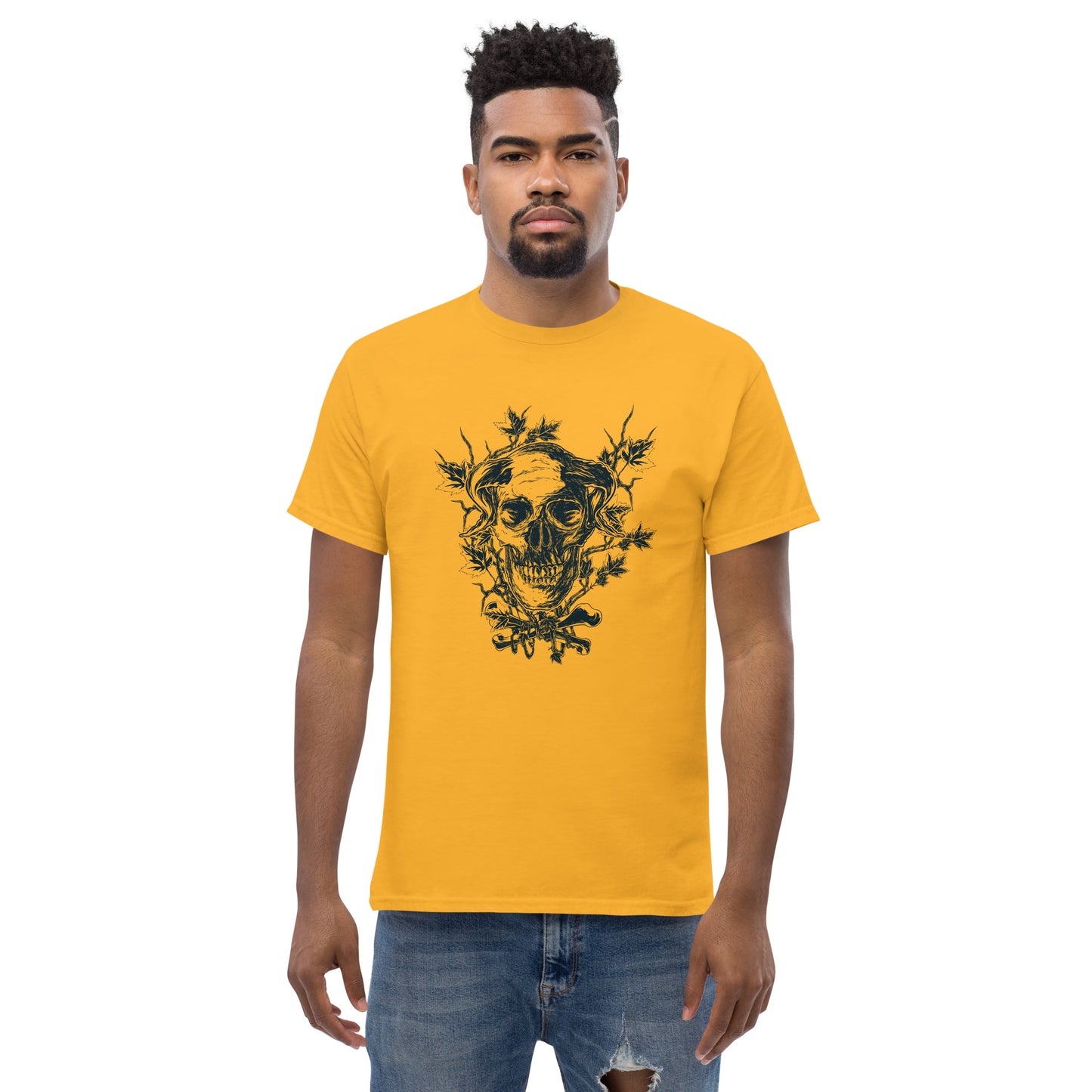Skull on branches Unisex classic tee