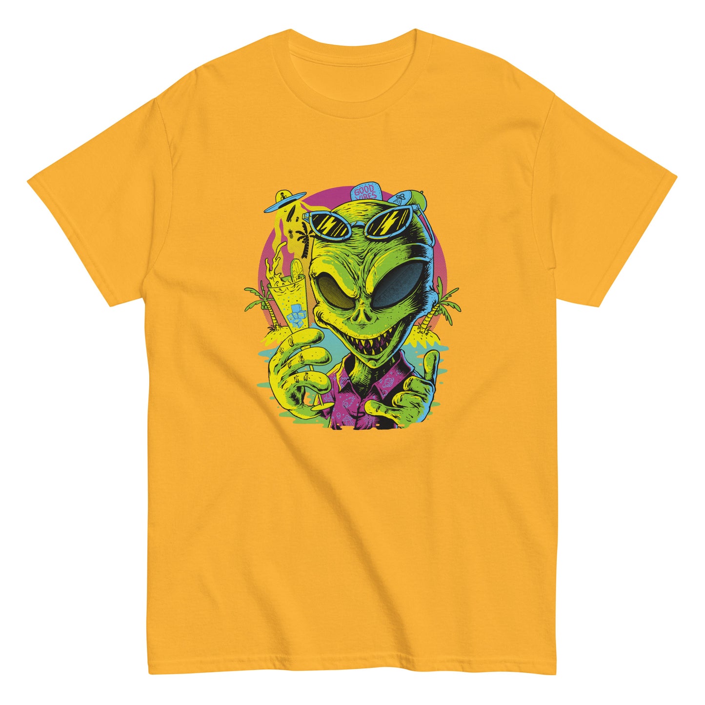 Good vibes Alien Unisex classic tee