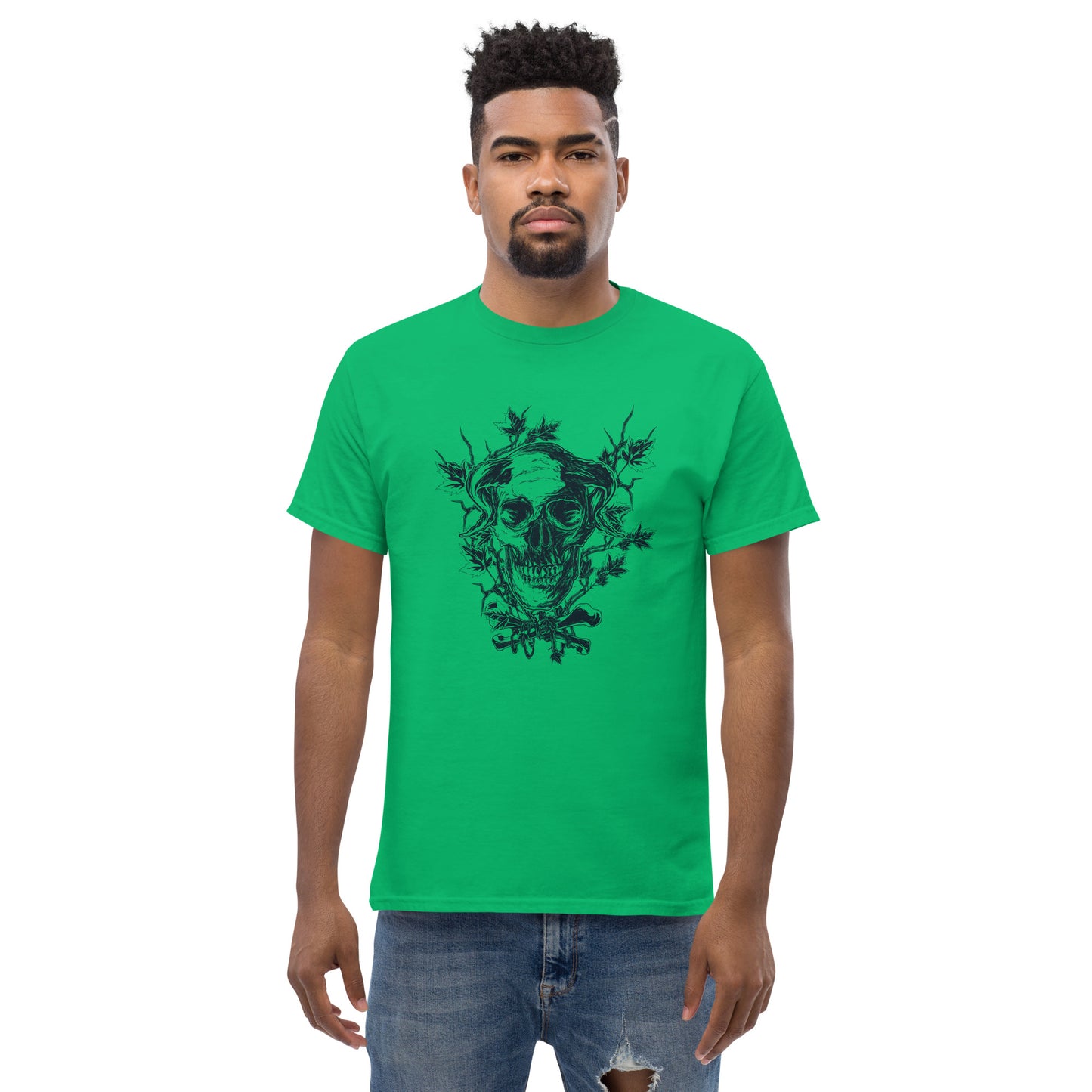 Skull on branches Unisex classic tee
