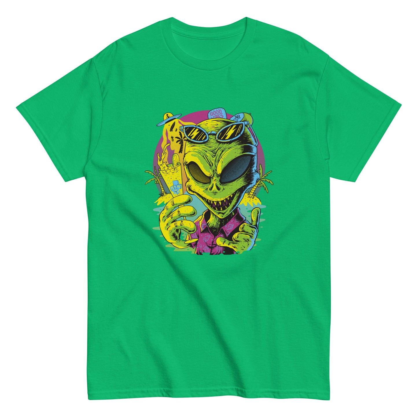 Good vibes Alien Unisex classic tee