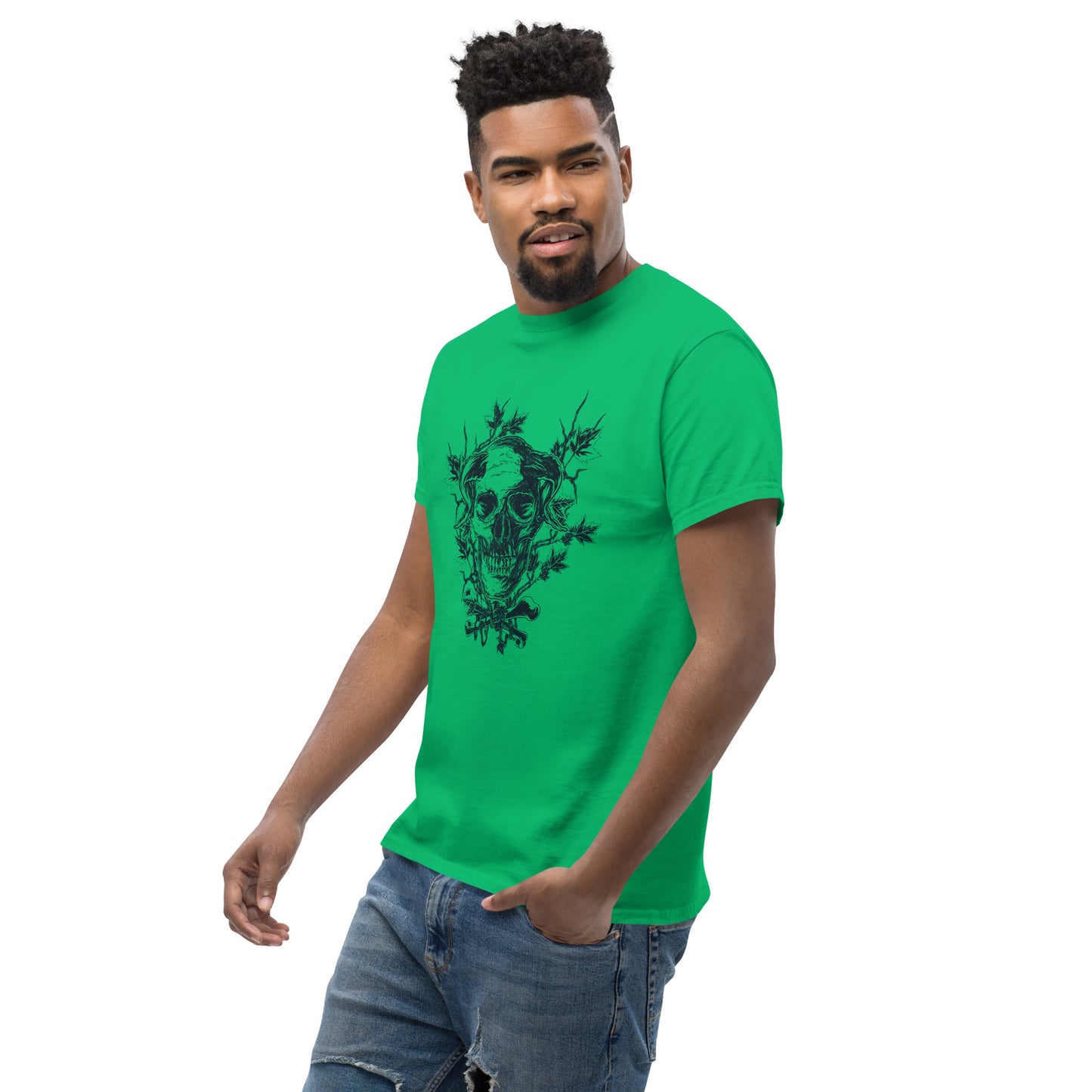 Skull on branches Unisex classic tee