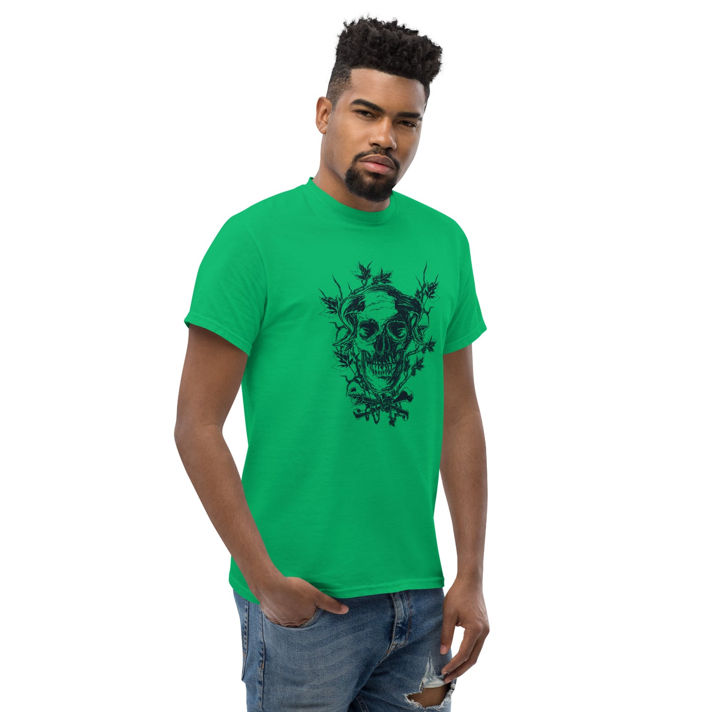 Skull on branches Unisex classic tee