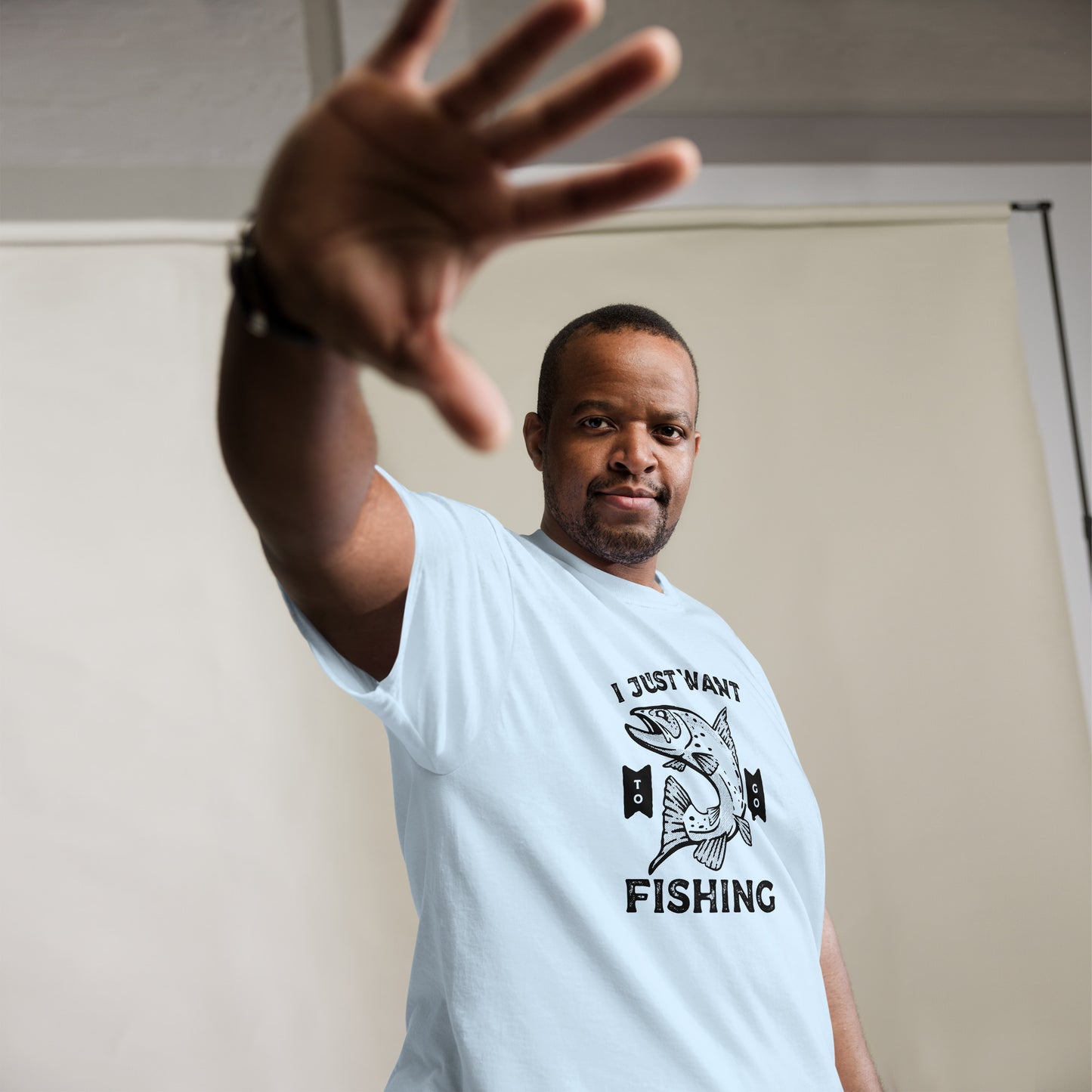 I just want to go fishing Unisex classic tee