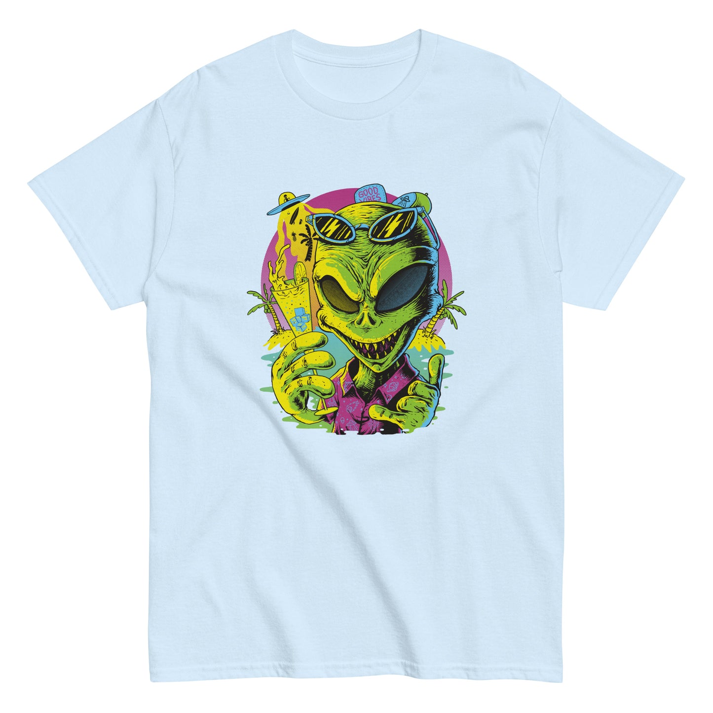 Good vibes Alien Unisex classic tee
