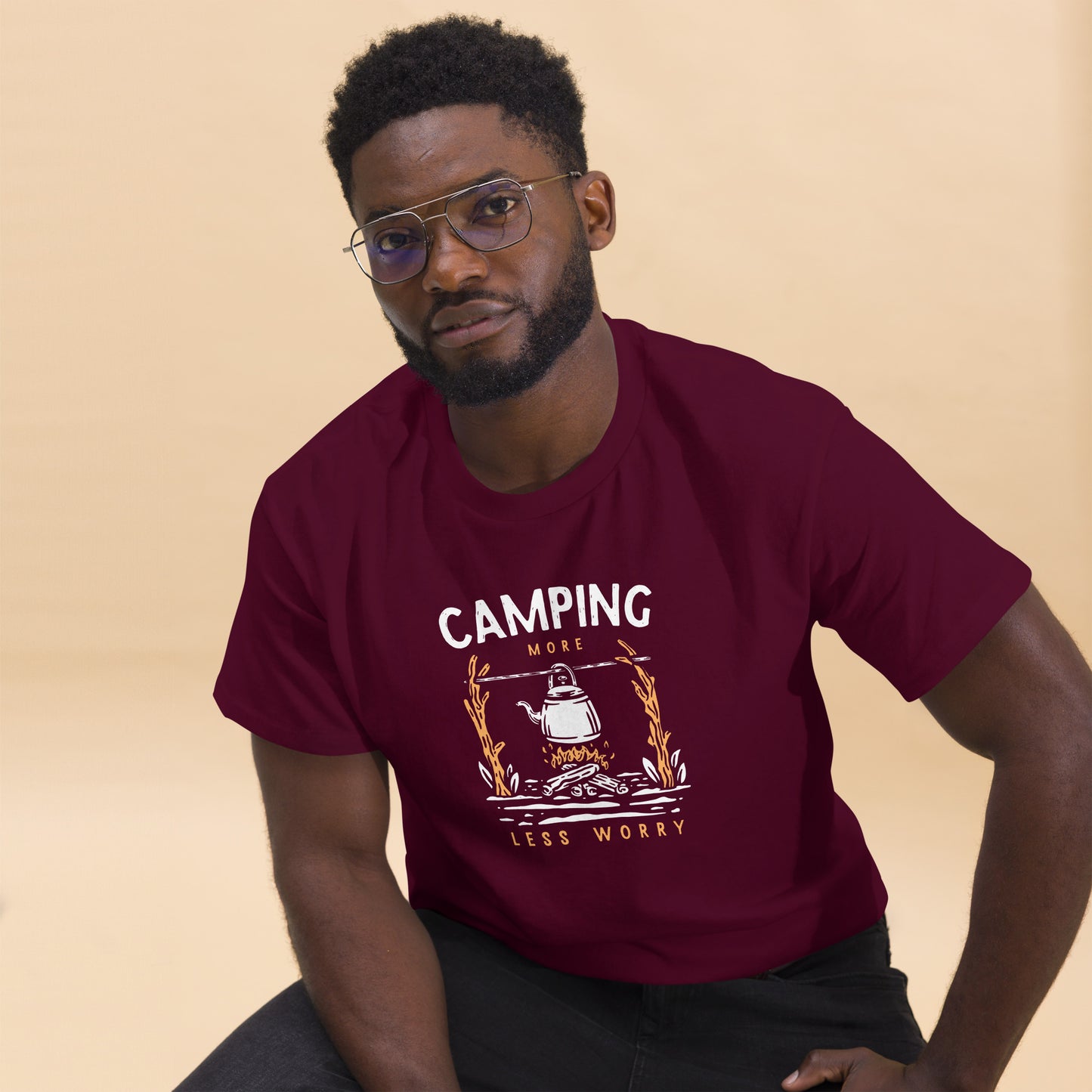 Camping more less worry  Unisex classic tee