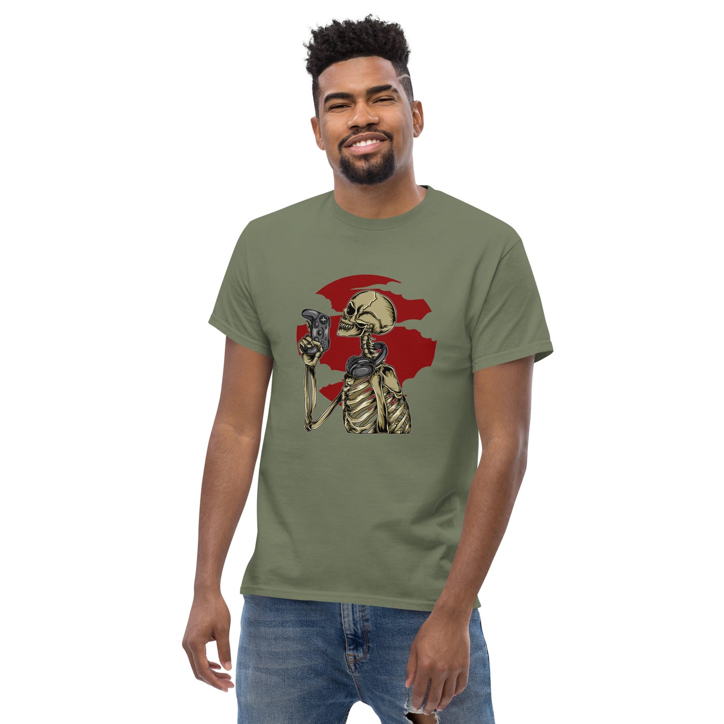 Skeleton Gamer Unisex classic tee