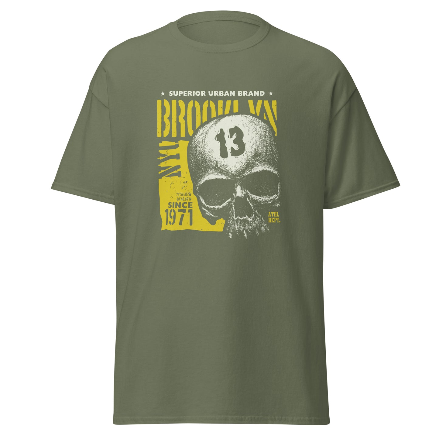 Brooklyn skull Unisex classic tee