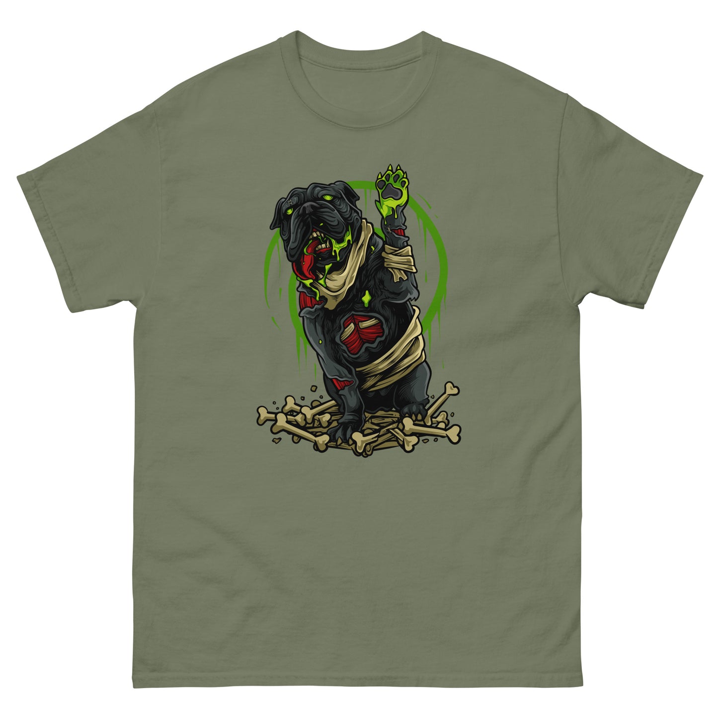 Pug in bones Unisex classic tee