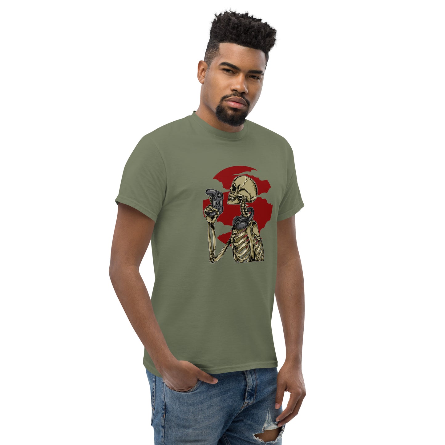 Skeleton Gamer Unisex classic tee