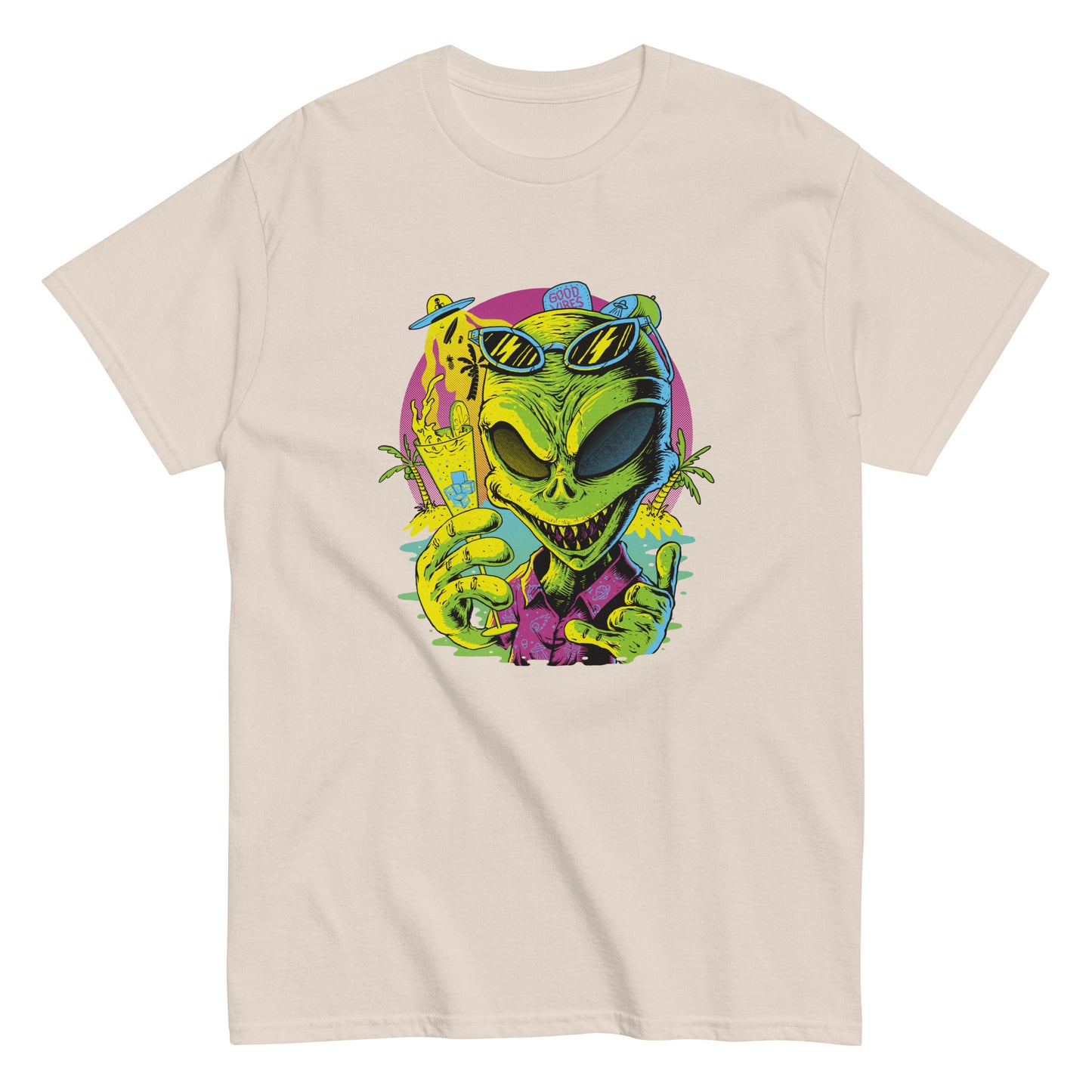 Good vibes Alien Unisex classic tee