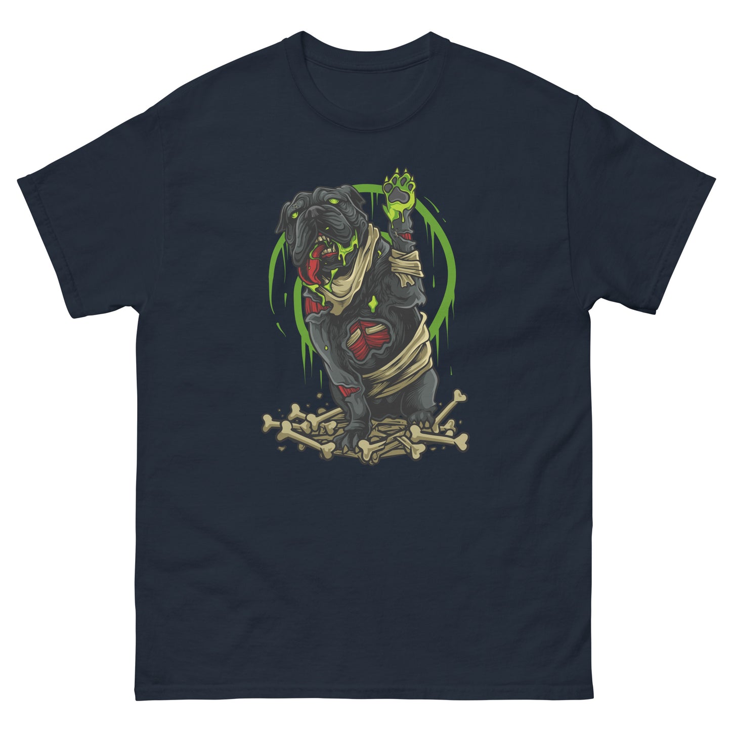 Pug in bones Unisex classic tee