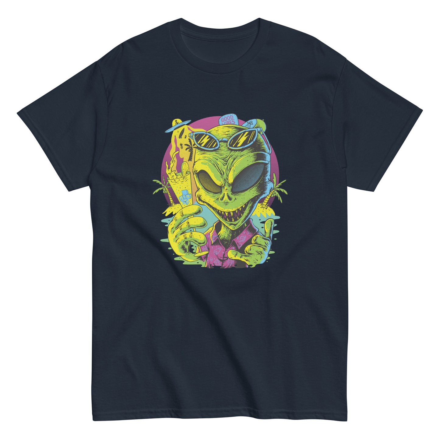 Good vibes Alien Unisex classic tee