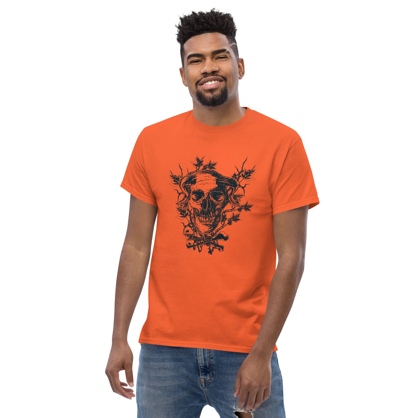 Skull on branches Unisex classic tee