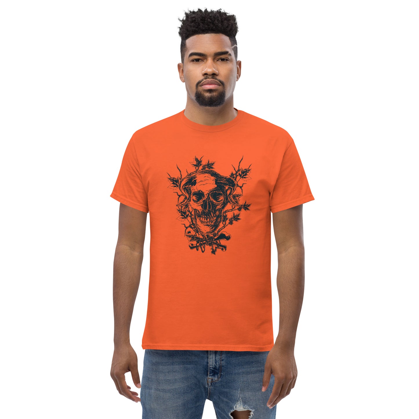 Skull on branches Unisex classic tee