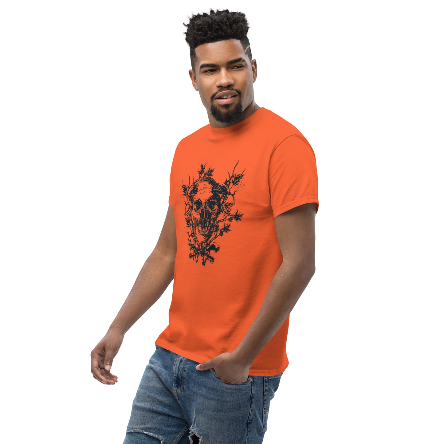 Skull on branches Unisex classic tee