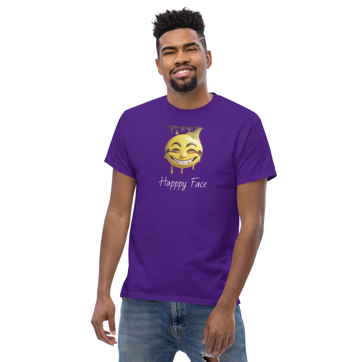 Happy face Unisex classic tee