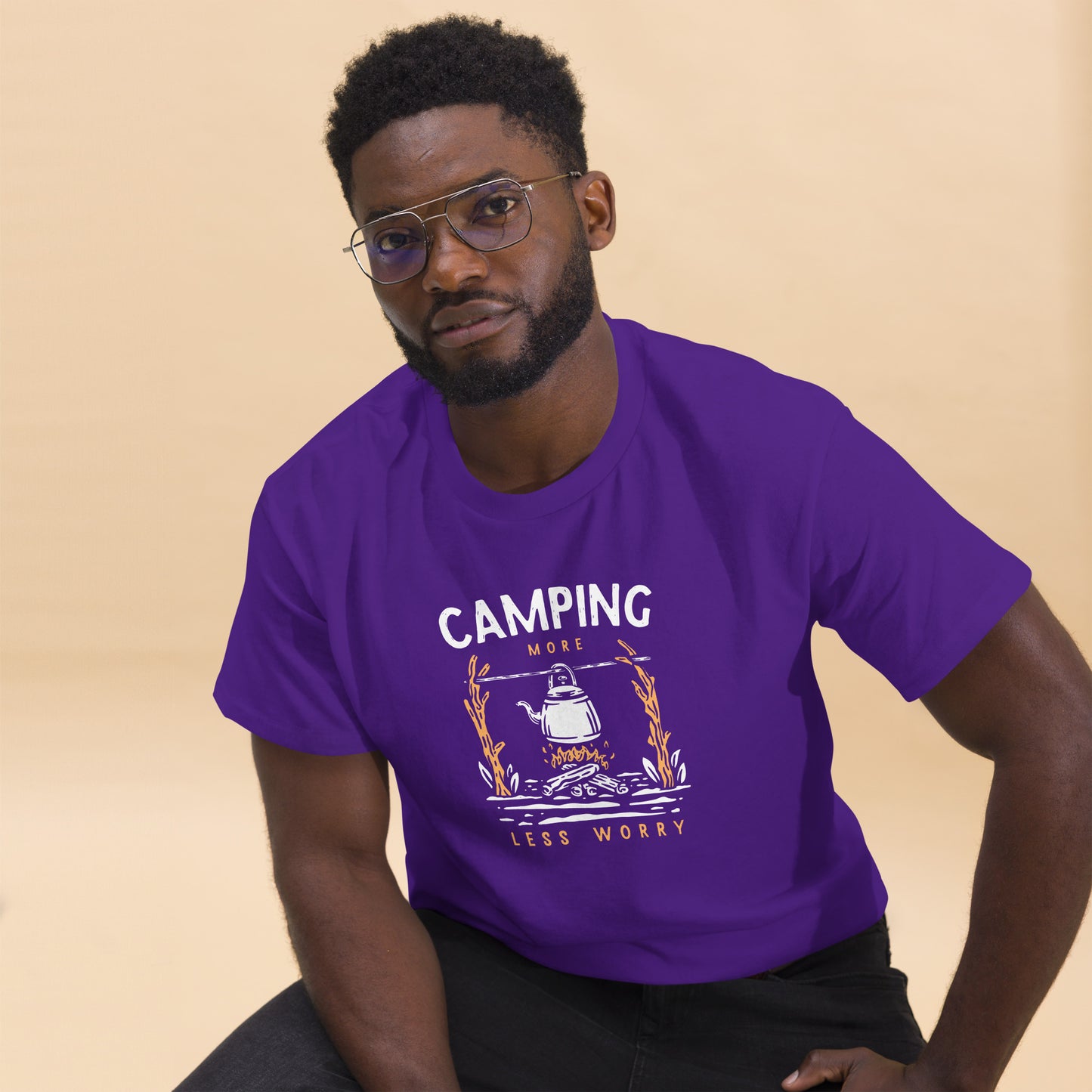 Camping more less worry  Unisex classic tee