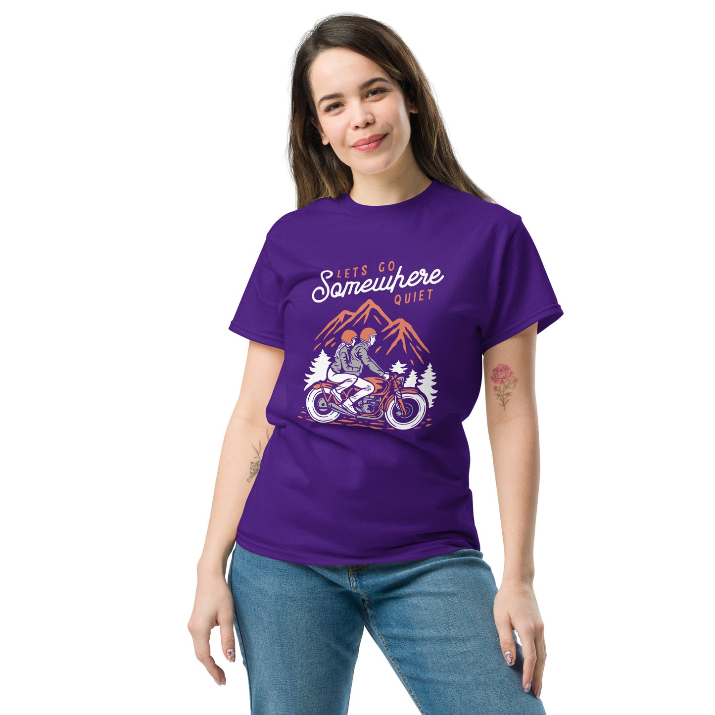 Lest go somewhere quiet Unisex classic tee